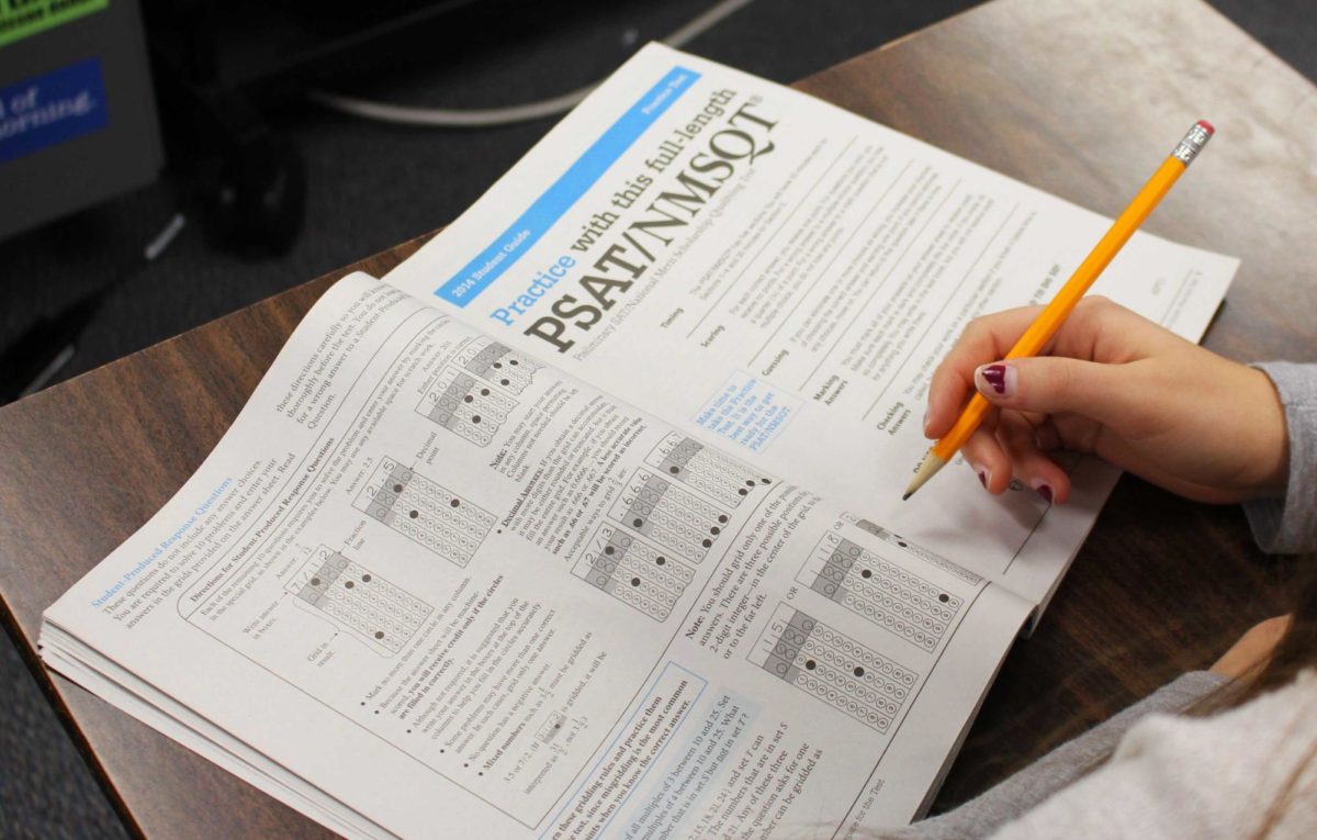 PSATs will be given in a new format this year. The test will be administered Saturday, Oct. 14 at High School East. 
