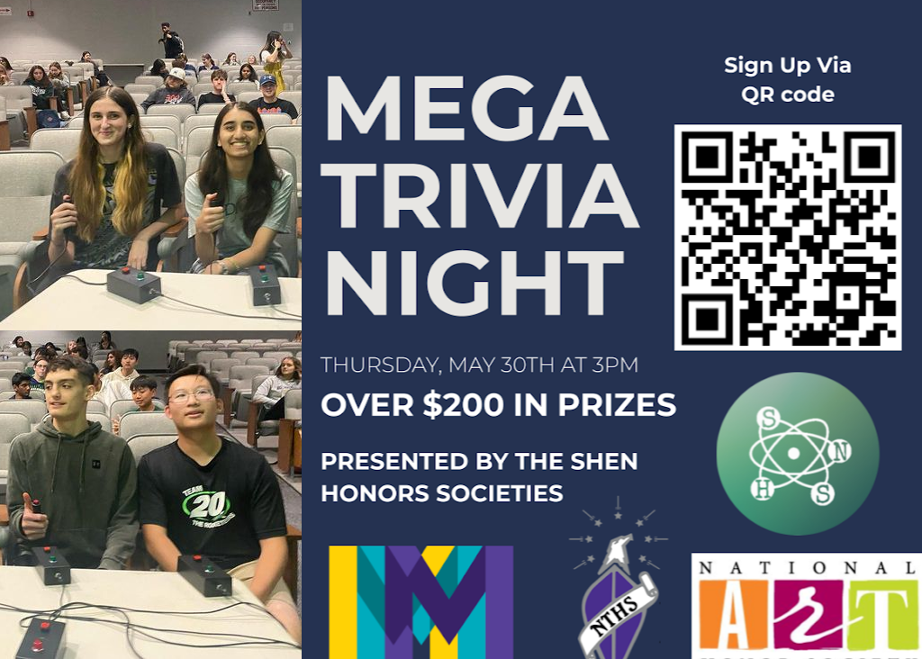 Get Ready for Mega Trivia Night 2024 hosted by All 8 Honor Societies